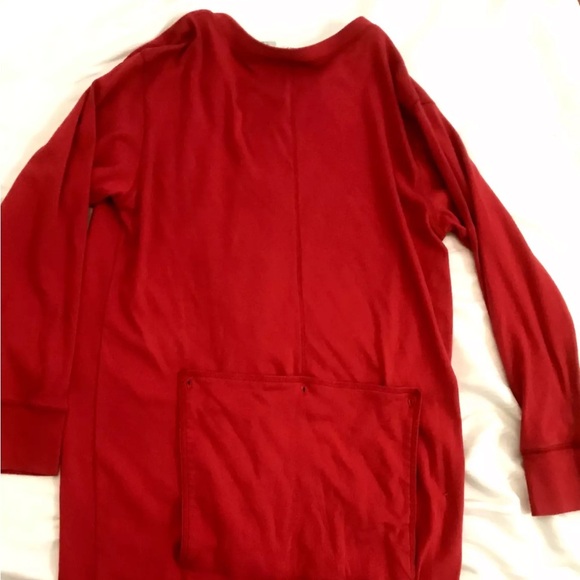 Vtg The Disney Catalog Jumpsuit Pajama Red Butt Flap L/XL Disney Characters - Picture 8 of 14